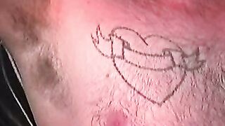 He still has it in him and he shows it by stroking his cock