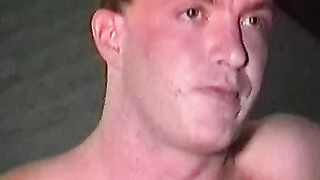He still has it in him and he shows it by stroking his cock