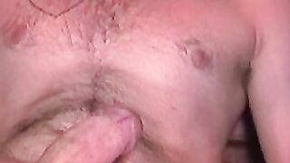 He still has it in him and he shows it by stroking his cock