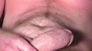 He still has it in him and he shows it by stroking his cock