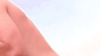 Homo jock solo masturbating with freshly washed big cock