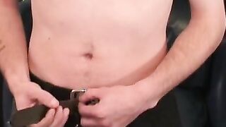 Trucker dude Jason enjoys stroking one off after work