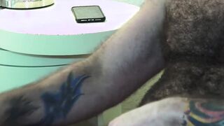 Inked hunk barebacks his lover balls deep after a blowjob