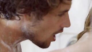 Tyler Nixon and Lily Rader are dig a goddess time inside the shower, with Tyler using the slickness of the