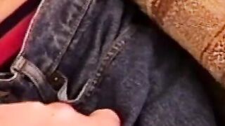 Handsome American stud blown by perv cameraman