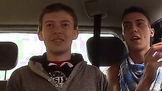 Horny dudes Danny Cunningham and AJ need some ass to fuck