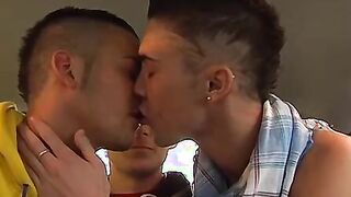 Horny dudes Danny Cunningham and AJ need some ass to fuck
