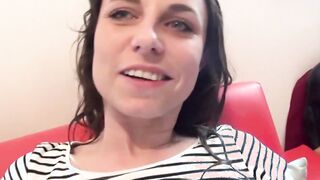 Good looking babe tricked into fucking with a devious nerd
