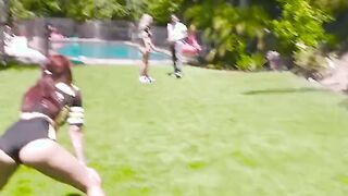 sexy friends get horny after football practice