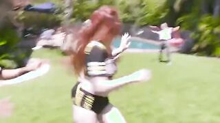 sexy friends get horny after football practice