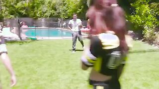 sexy friends get horny after football practice