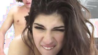 Lusty Ava Taylor can't keep her hands off of her juicy landing strip twat until eventually she attracts the attention