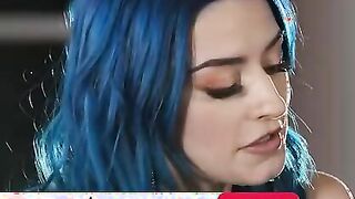 Kenna James and Jewelz Blu give the waiter a beauty 3-way in an empty restaurant