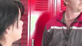 cute petite high school teen softball player seduces coach
