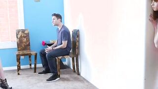 slutty mom fucks stepdaughter and her boyfriend