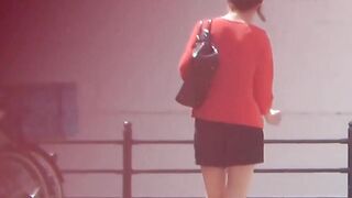 Naughty Japanese babes have no problems peeing in public