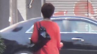 Naughty Japanese babes have no problems peeing in public