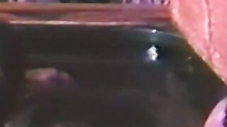 Promiscuous babe blows and rides cock in pool threeway