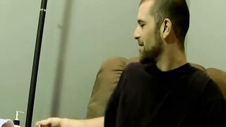 Horny Joe loves to suck Wade big cock after showing it off