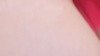 UK hottie wears sexy red dress for lucky old man