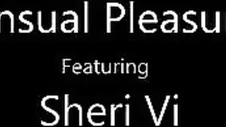 Sweet and erotic Sheri Vi is working on her homework assignment when her man comes up to her and convinces