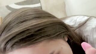 teen stepsister deepthroats a big dick