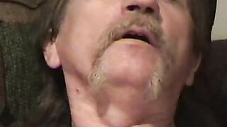 Trailer trash loves sucking that hairy cock passionately