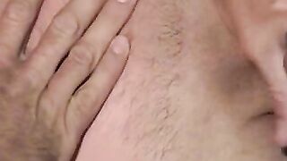 Ugly soldier has some solo fun with his fat hairy prick