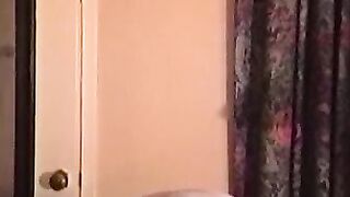 Old John enjoys jerking off his small hairy prick when solo