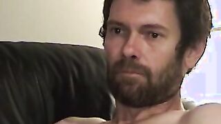 Nasty old dude Daniel loves spraying his cum all over