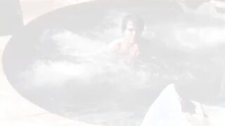 Attractive young gay plays his big cock passionately solo