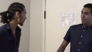 Young Asian gay ass gets pummeled hard before cumshot