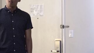 Young Asian gay ass gets pummeled hard before cumshot