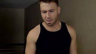 Audrey Royal can't stop thrusting her hips so that her ass is in constant motion in its g-string and her