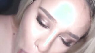 busty blonde latina mila marx sucks my huge cock