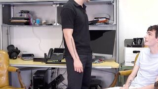 Masturbating teen Myott Hunter joined by Christian Ryder