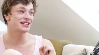 After some banter these two twinks decide to have raw sex