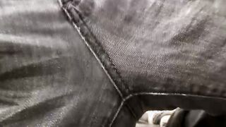 Fan of heavy metal music plays with his dick and splooges
