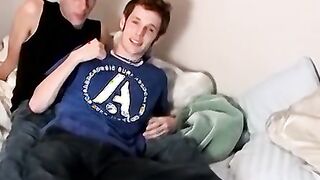 Feet worshiping twinks go freaky in the bathtub and bed