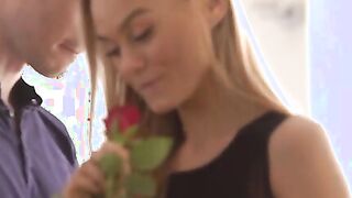 Sweet blonde Nancy A. is Cutie as hell for Martin, and the feeling is obviously mutual when he buys her