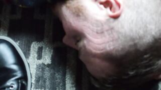 Feet licking and toe sucking with a dude going down on bear