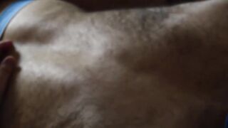 Hairy bear sucked off before passionate bareback and cumshot