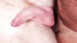 Sweaty pale stud bareback flip fuck after relaxing massage