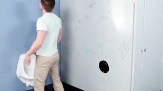 Lovely Lucas experiences glory hole for the very first time