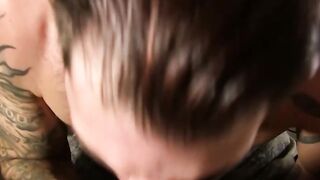 Tristan loves to give a nice blowjob to his horny friend