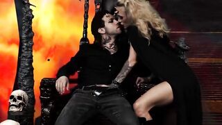 Hot demonic babe and her boyfriend go down on each other