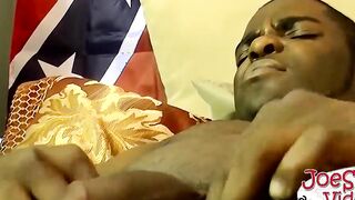 Brian loves to suck Bigblack floppy dick after jerking
