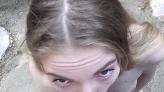 Pretty stepsister with a great ass POV fucked and spunked