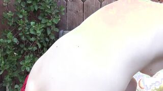 Pretty stepsister with a great ass POV fucked and spunked