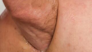 Gay Nate Grimes kissed and fist fucked in the shower